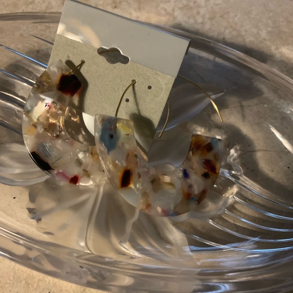 Half Hook Custom Earrings Multicolored Attractive Hooks-Cuteoooooo!